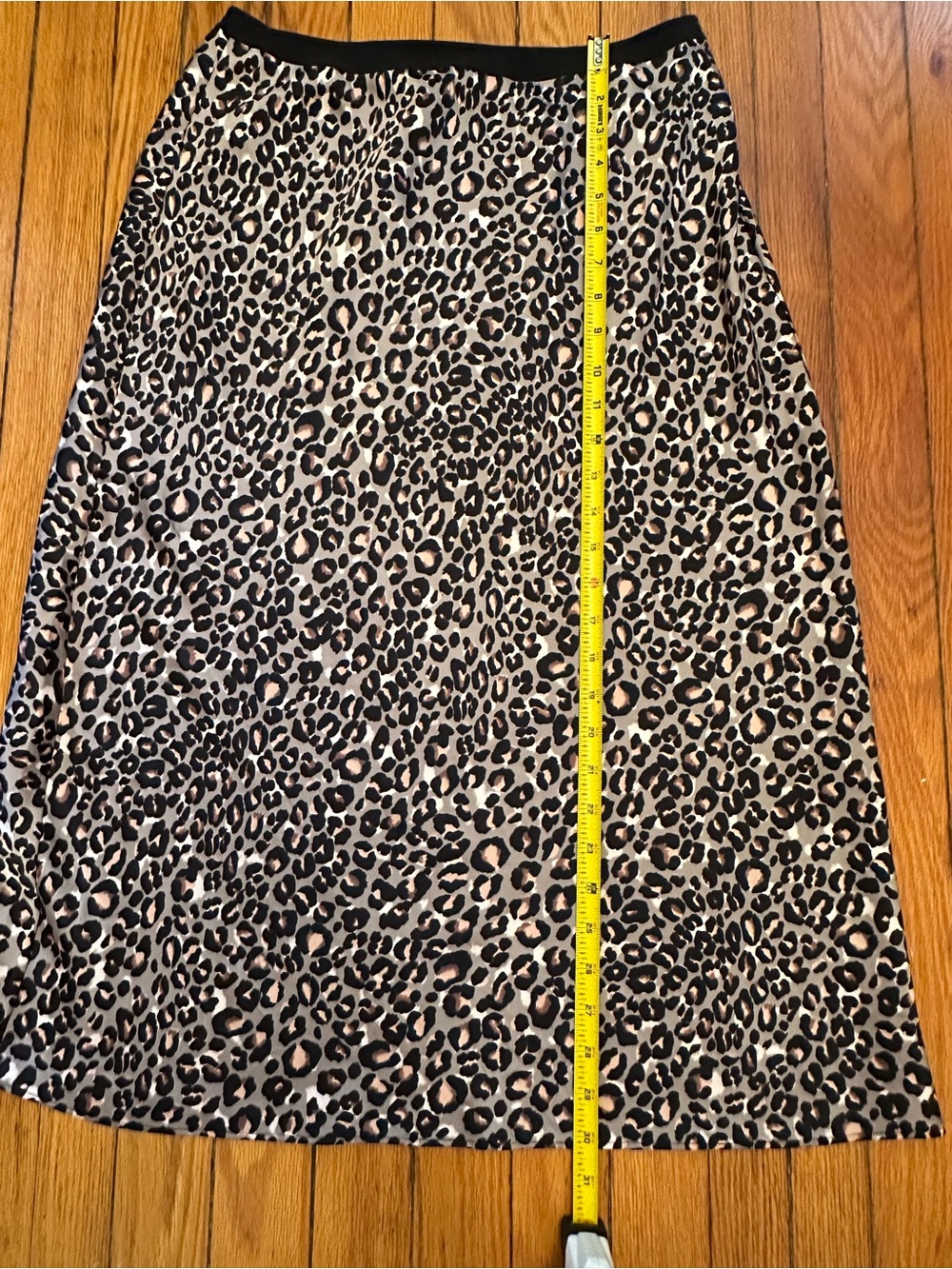 Victoria Secret Y2K Leopard Print Flowy Light Maxi Skirt Pull On Retro 90s- 1084 - Picture 3 of 6